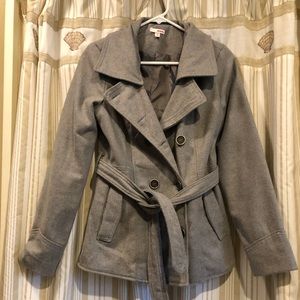 Beautiful grey jacket / pea coat!
